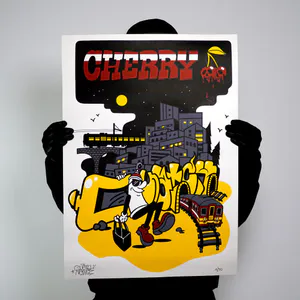 Quatch - MS62 - Cherry - Silkscreen Print