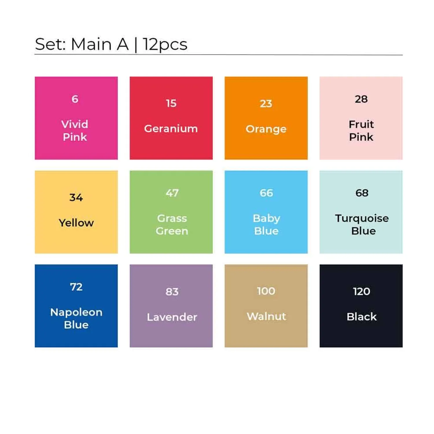 Toki 12er Marker set main A