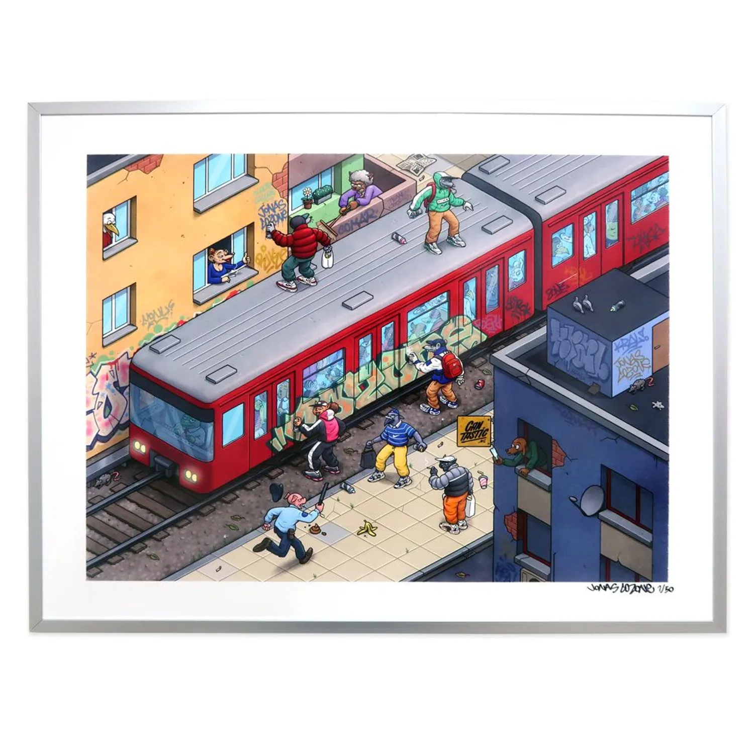 Beastville Backjump Print | Jonas Cozone x Cantastic