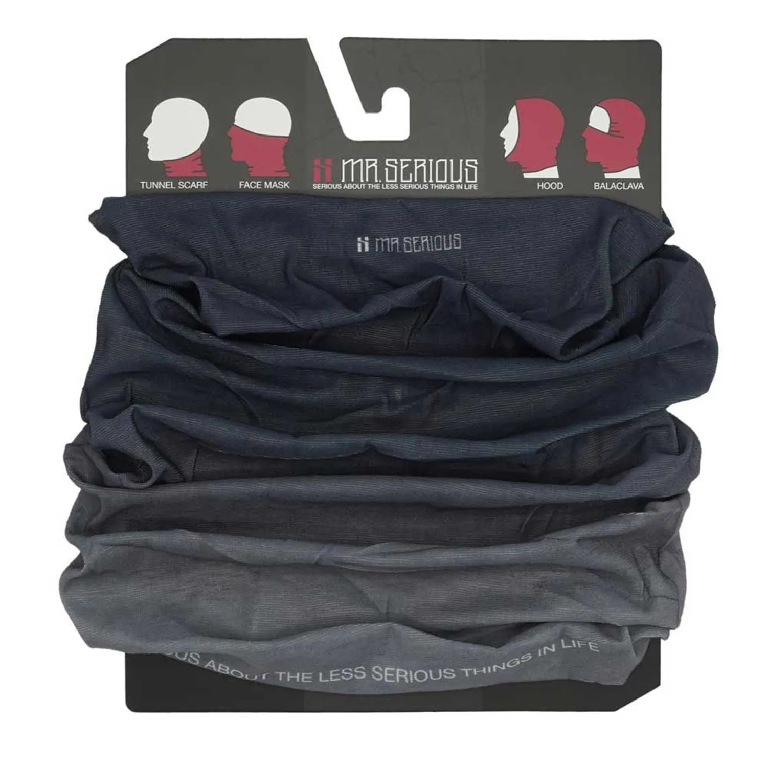Mr. Serious Grey tunnel scarf