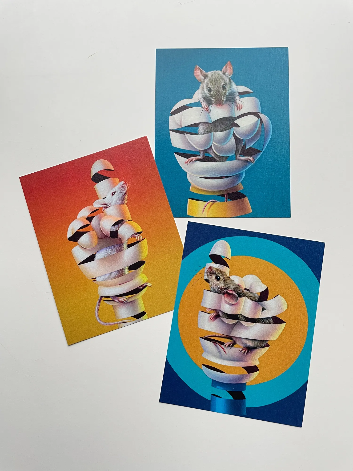 Super A - ASL alphabet postcard set