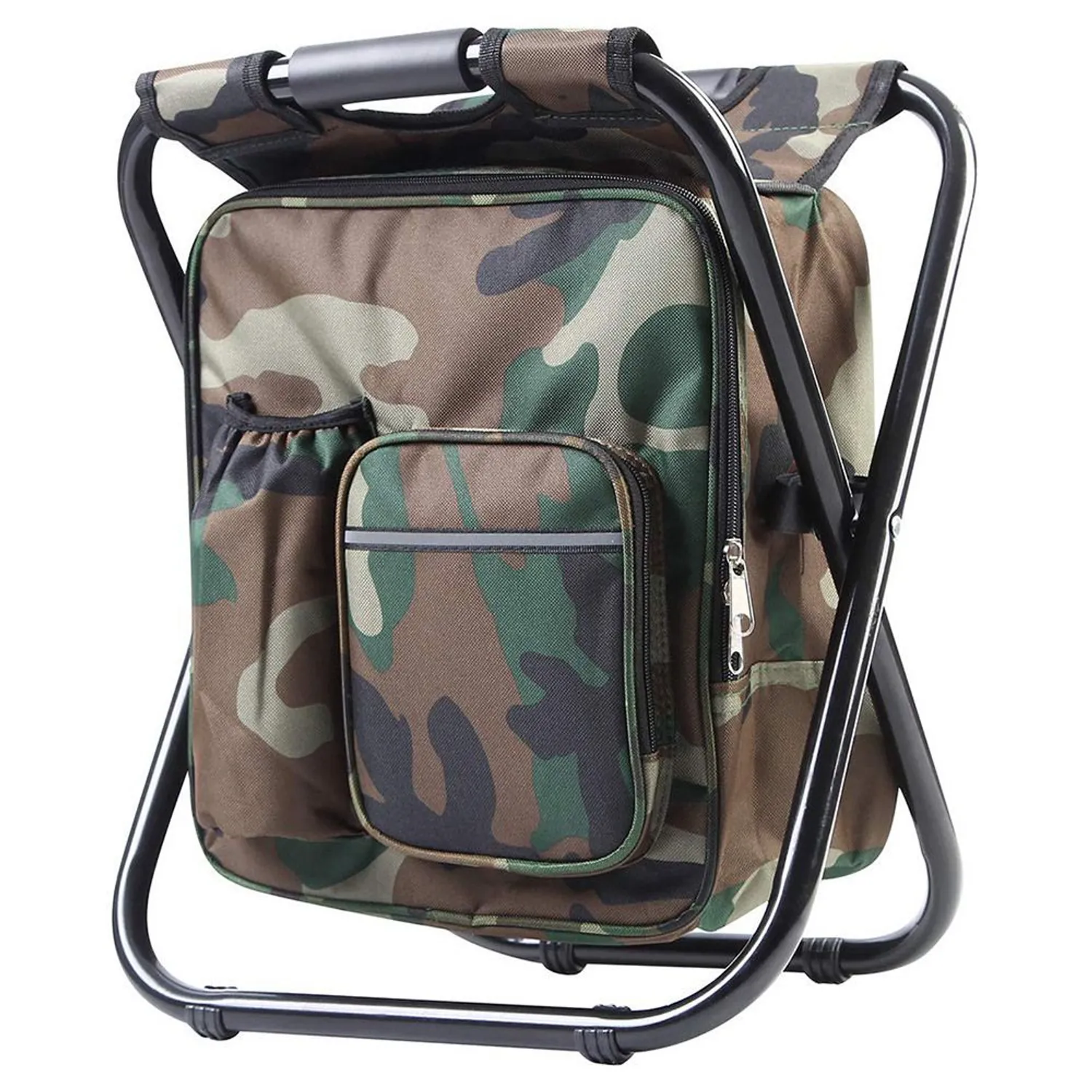Foldable Chair backpack Camouflage