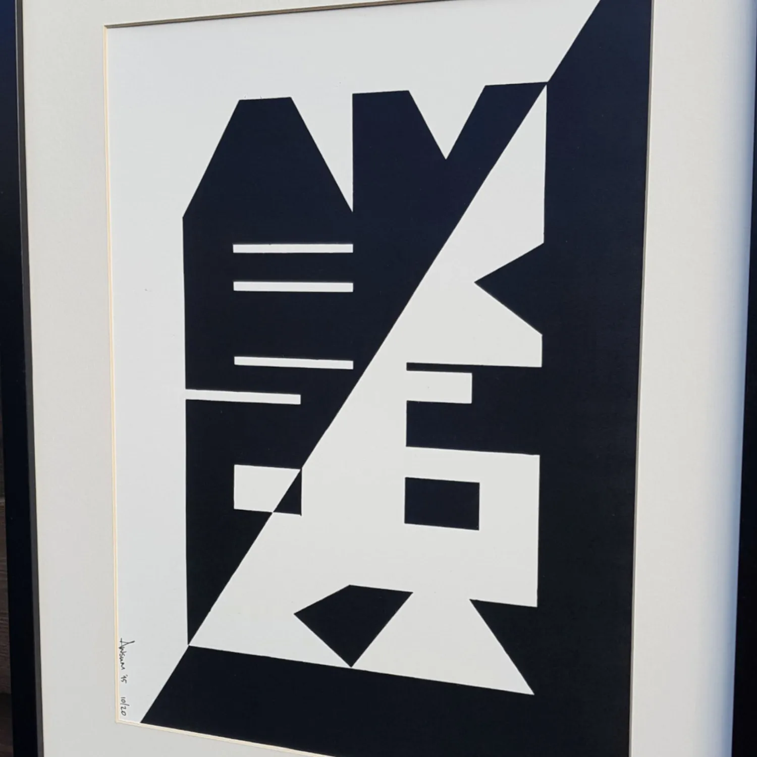 "Amersfoort" Black and White Print