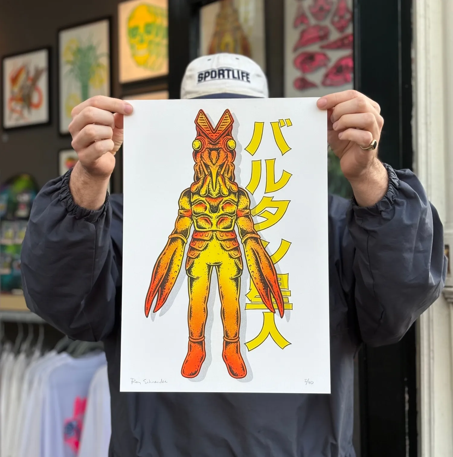 Alien Baltan - Ultraman - Risoprint