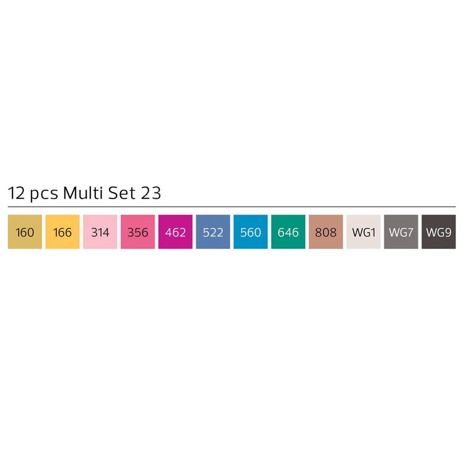 Stylefile marker Multi23 12 set