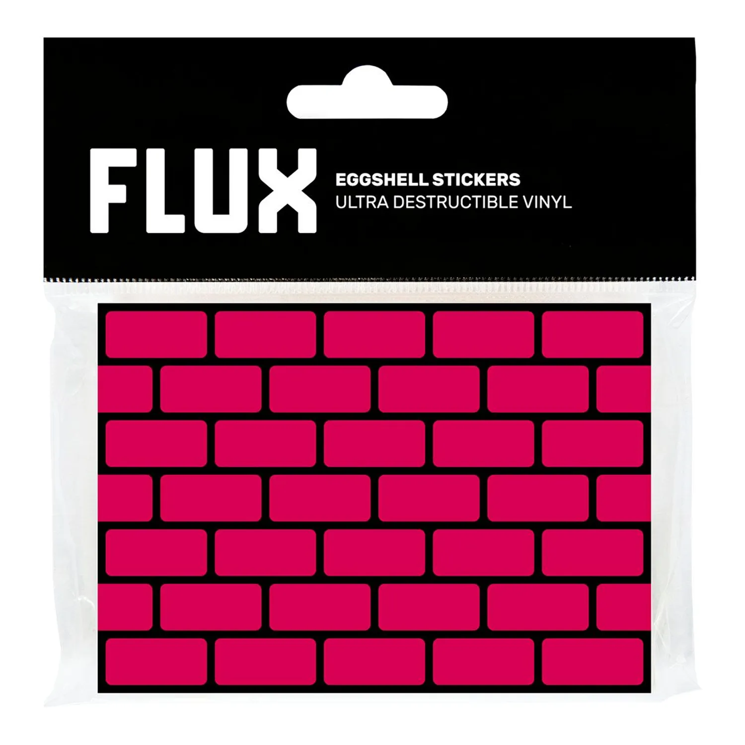 FLUX Eggshell Stickers 50 pcs Brick Magenta