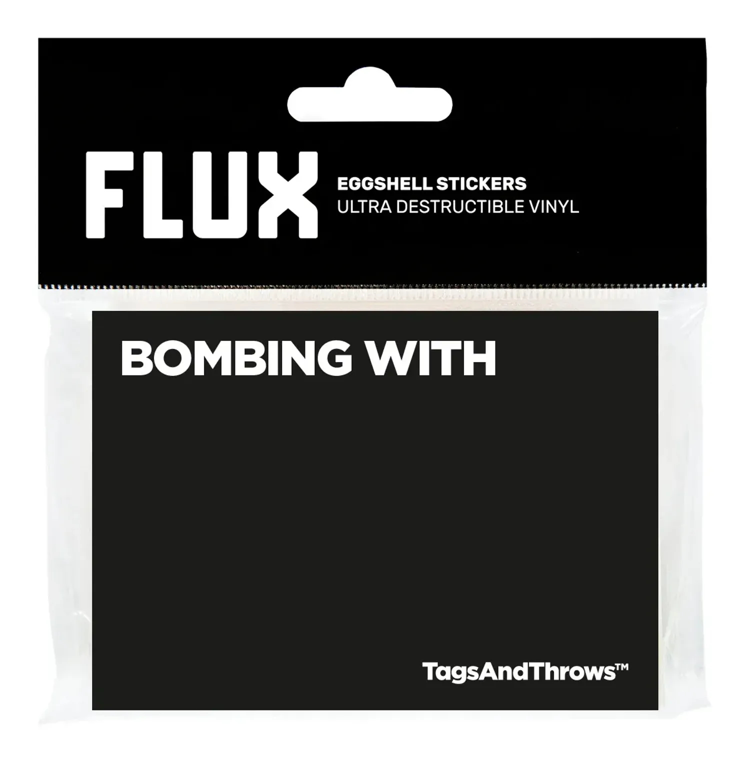 FLUX Eggshell Stickers 50 pcs Bombing With