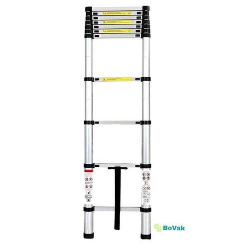 BoVak Aluminium Telescoop ladder 2.6m