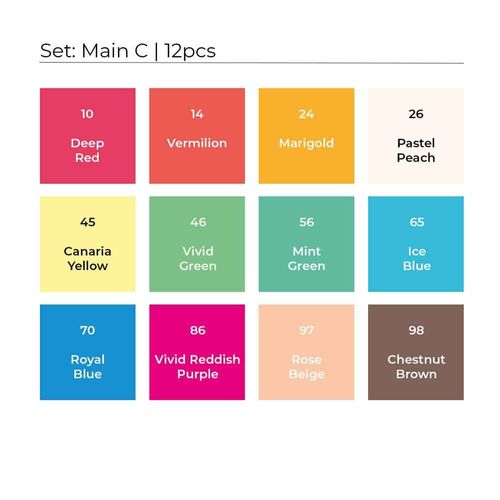 Toki 12er Marker set main C