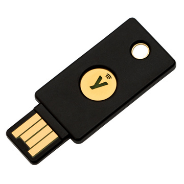 Security Key Yubico YubiKey 5 NFC, USB-A, zwart