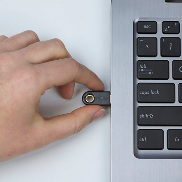 Security Key Yubico YubiKey 5C, USB-C, zwart