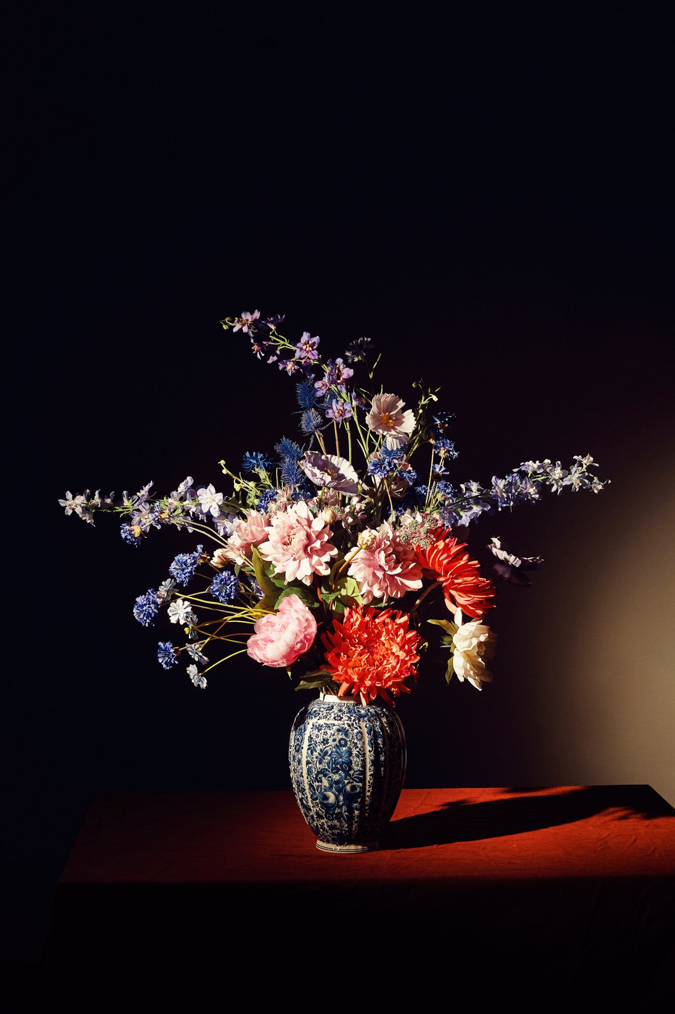 still life with flowers