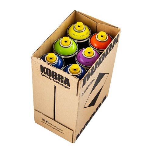 Kobra Paint 600ml Random 6 pack