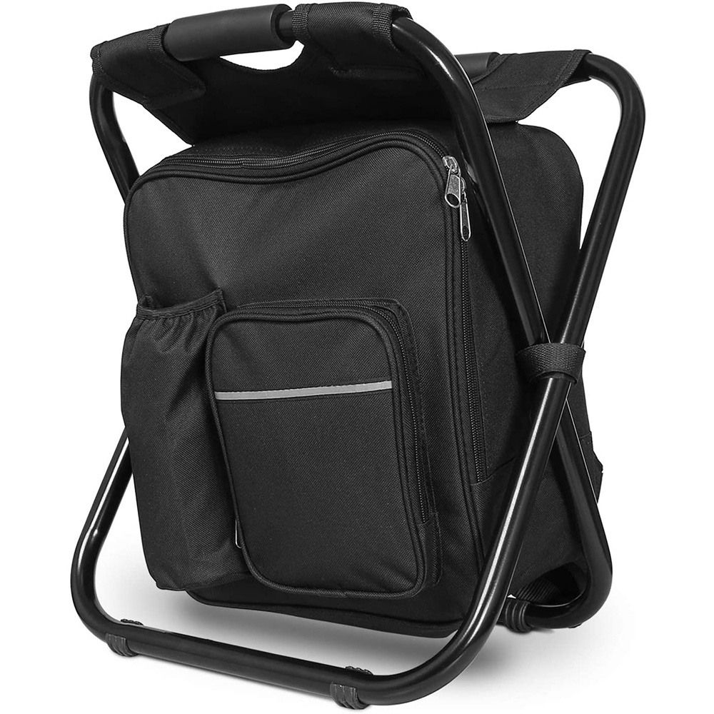 Foldable Chair backpack Black