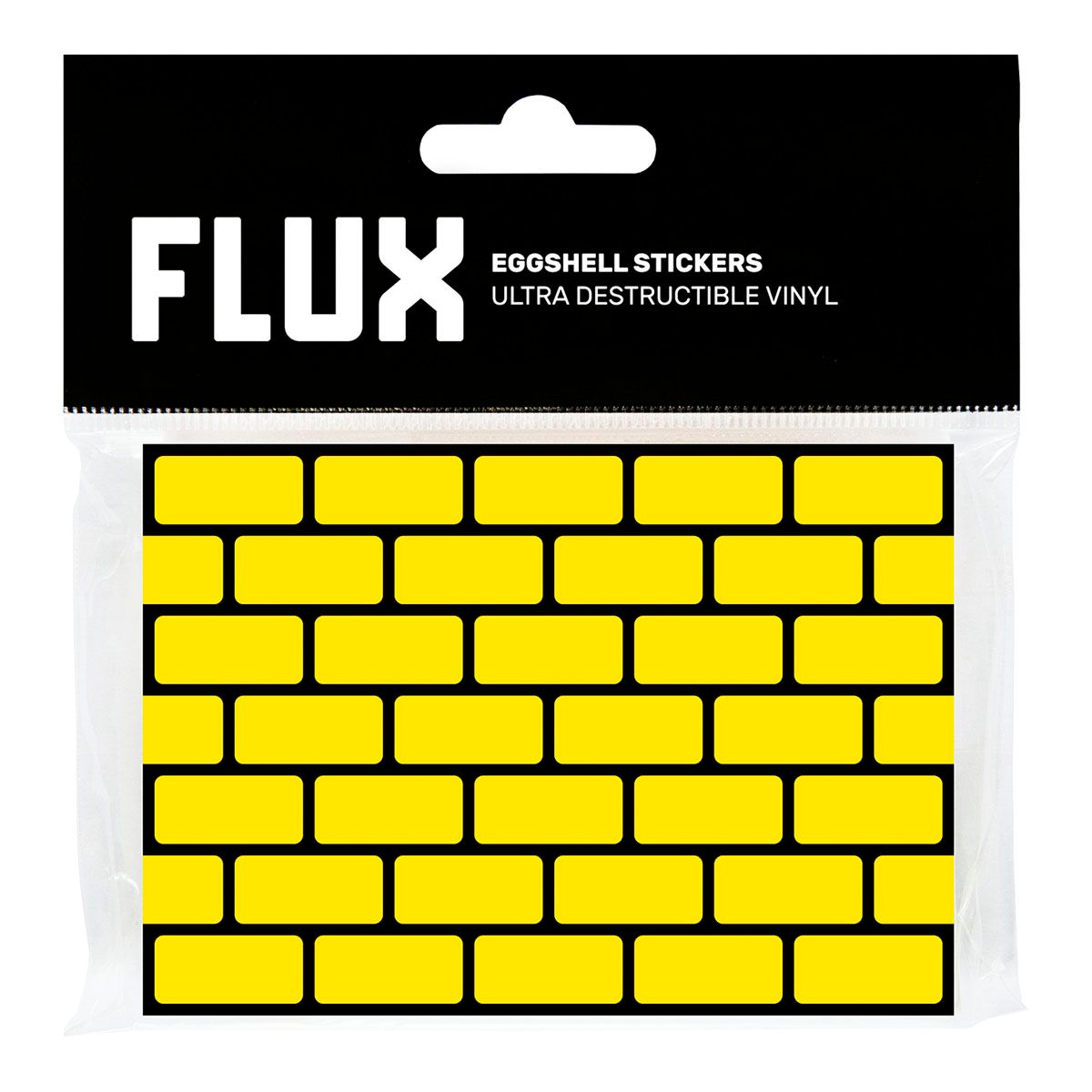 FLUX Eggshell Stickers 50 pcs Brick Yellow