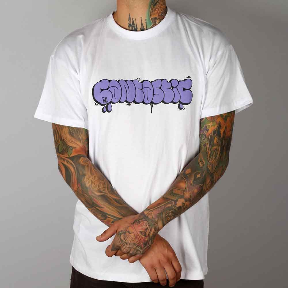 Gelato X Cantastic White Purple T-Shirt