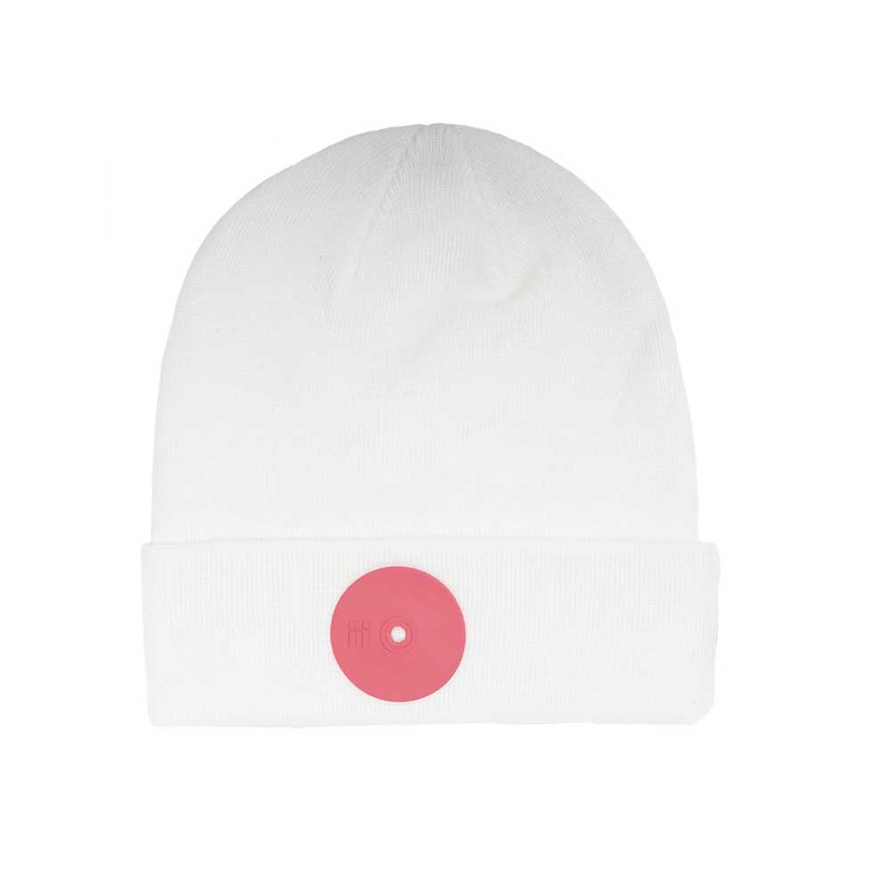 Pink Dot Fat Beanie