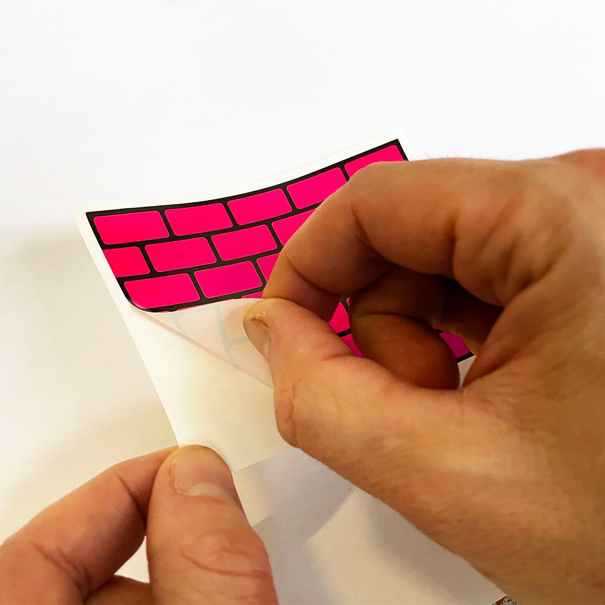 FLUX Eggshell Stickers 50 pcs Brick Magenta