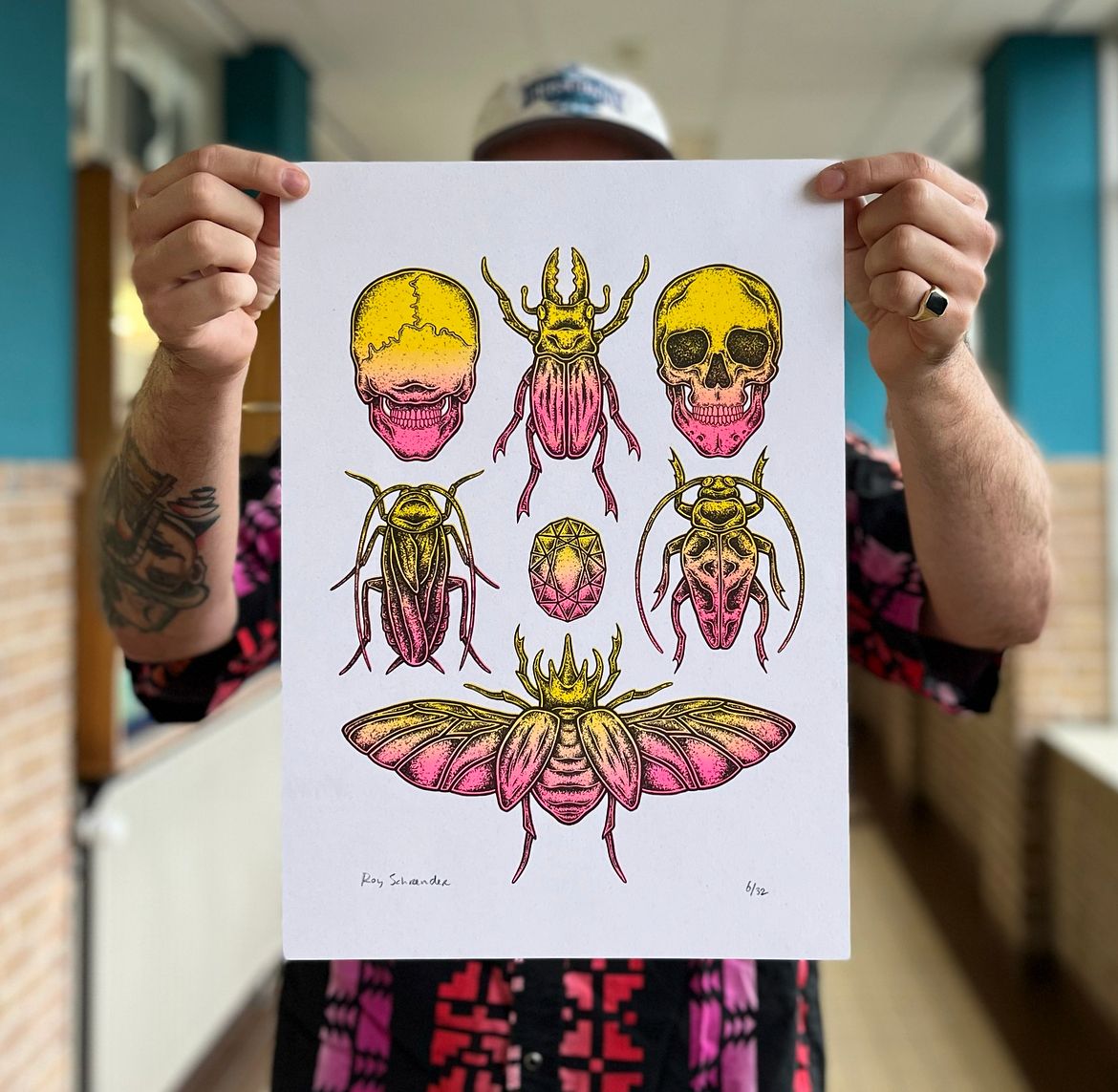 Insect - Riso Print