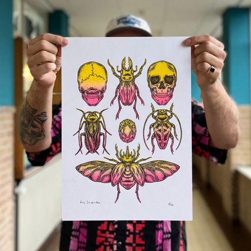 Insect - Riso Print