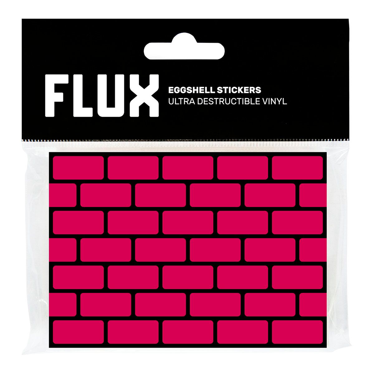 FLUX Eggshell Stickers 50 pcs Brick Magenta
