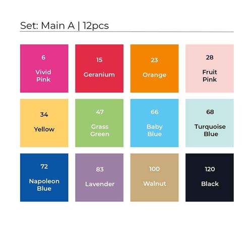 Toki 12er Marker set main A