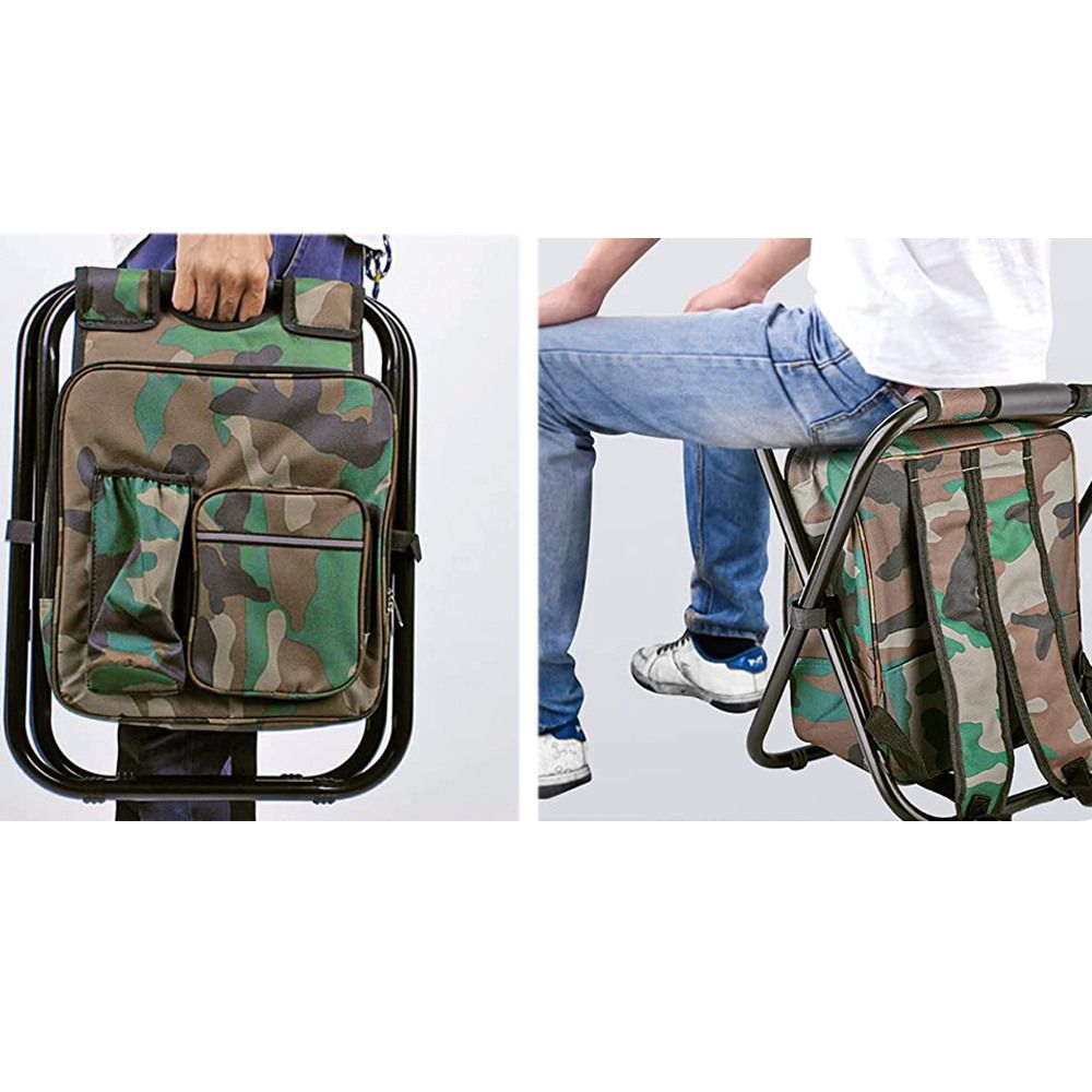 Foldable Chair backpack Camouflage