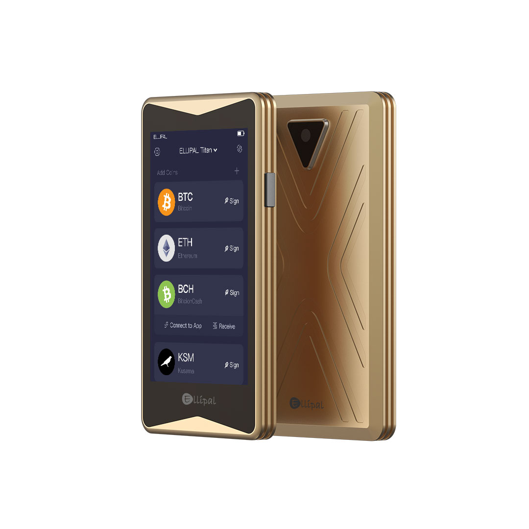 Ellipal Titan Hardware Wallet Goud