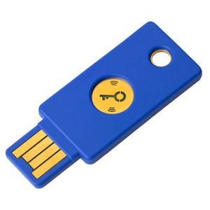 Yubico Security Key FIDO2 U2F, USB-A, NFC, blauw