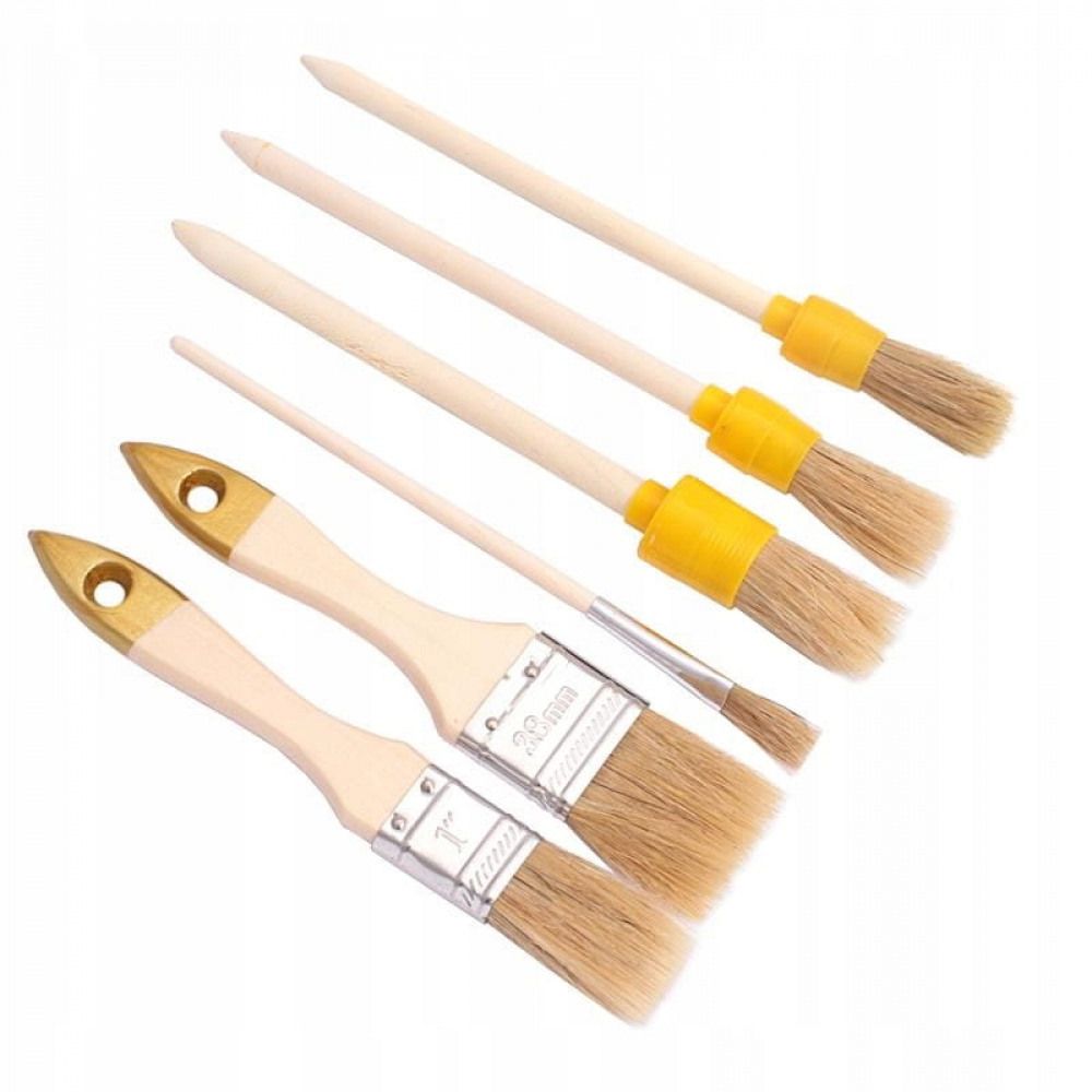 Verfkwasten set 6 stuks