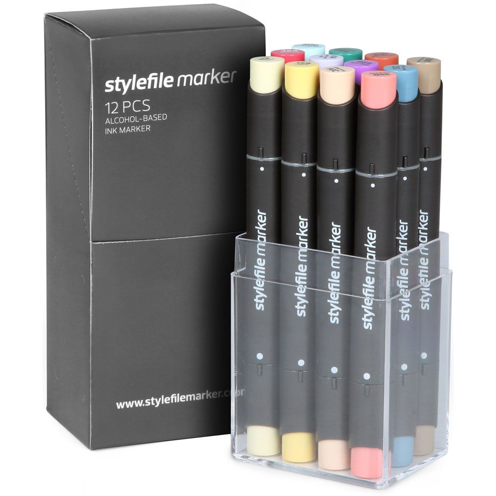 Stylefile marker Main C 12 set