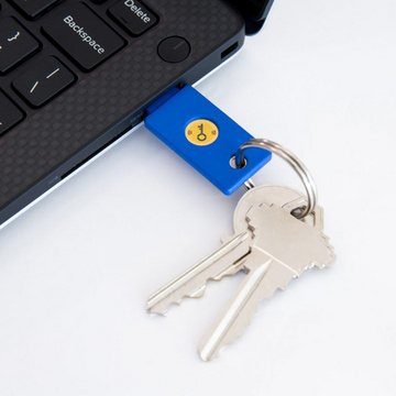 Yubico Security Key FIDO2 U2F, USB-A, NFC, blauw