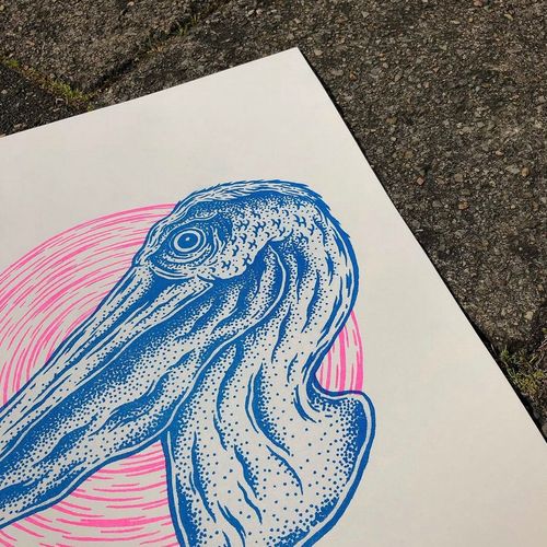 Pelican - Riso Print