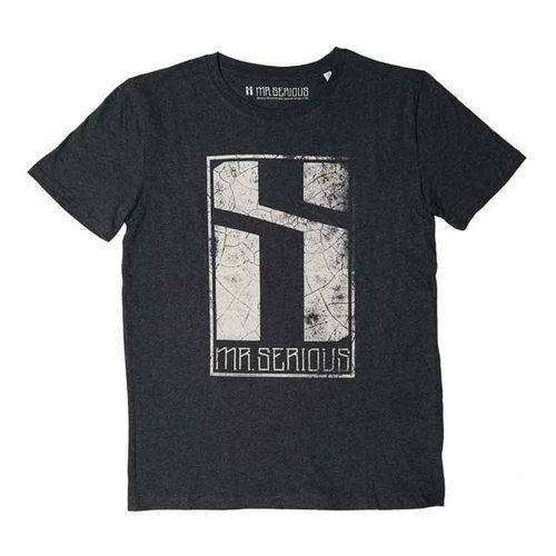 Mr Serious Eroded Logo T Shirt