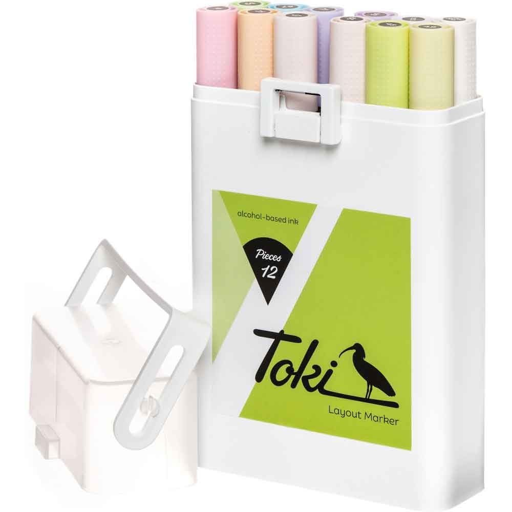 Toki 12er Marker set pastel