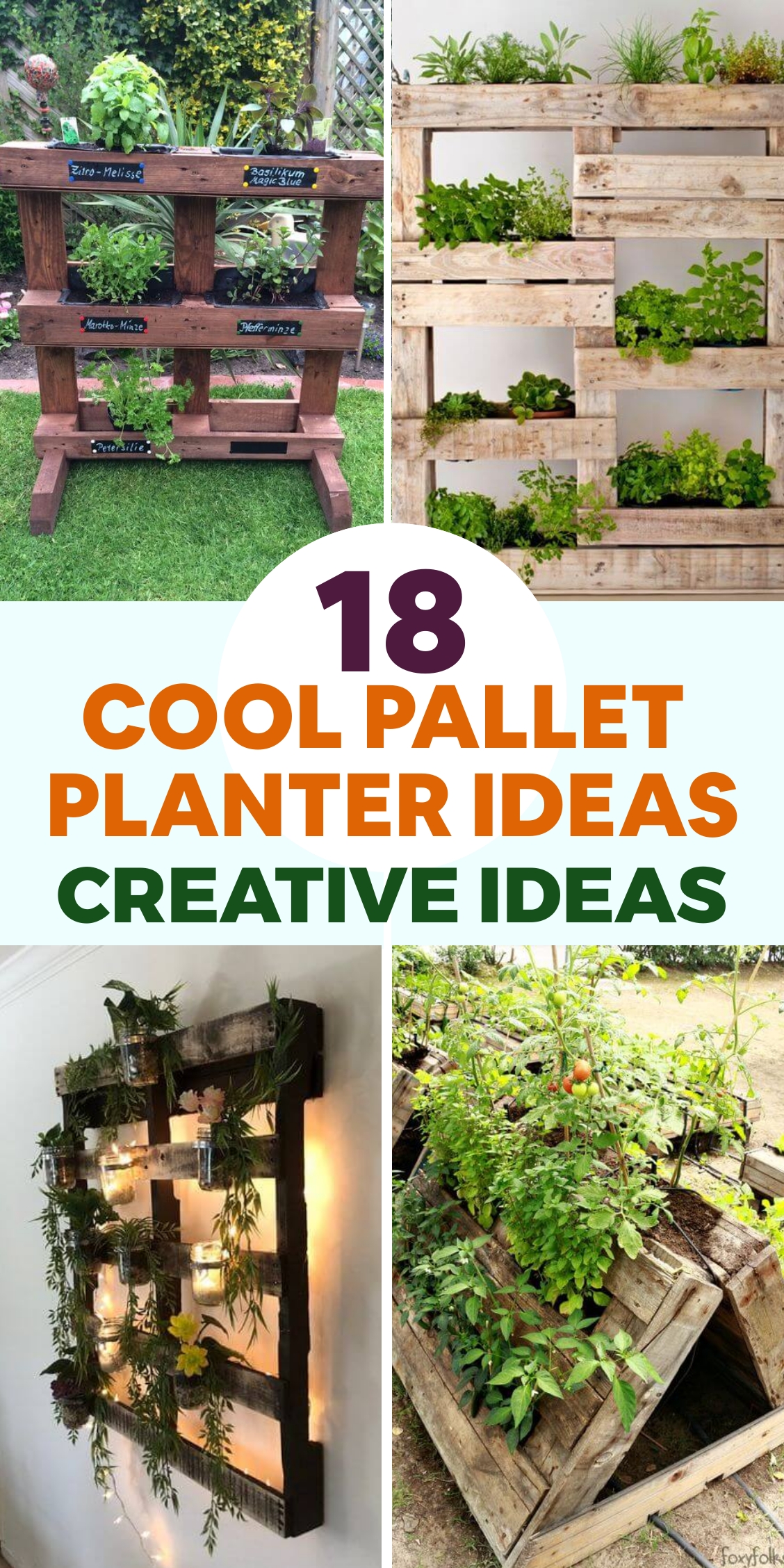 18 Cool Pallet Planter Ideas
