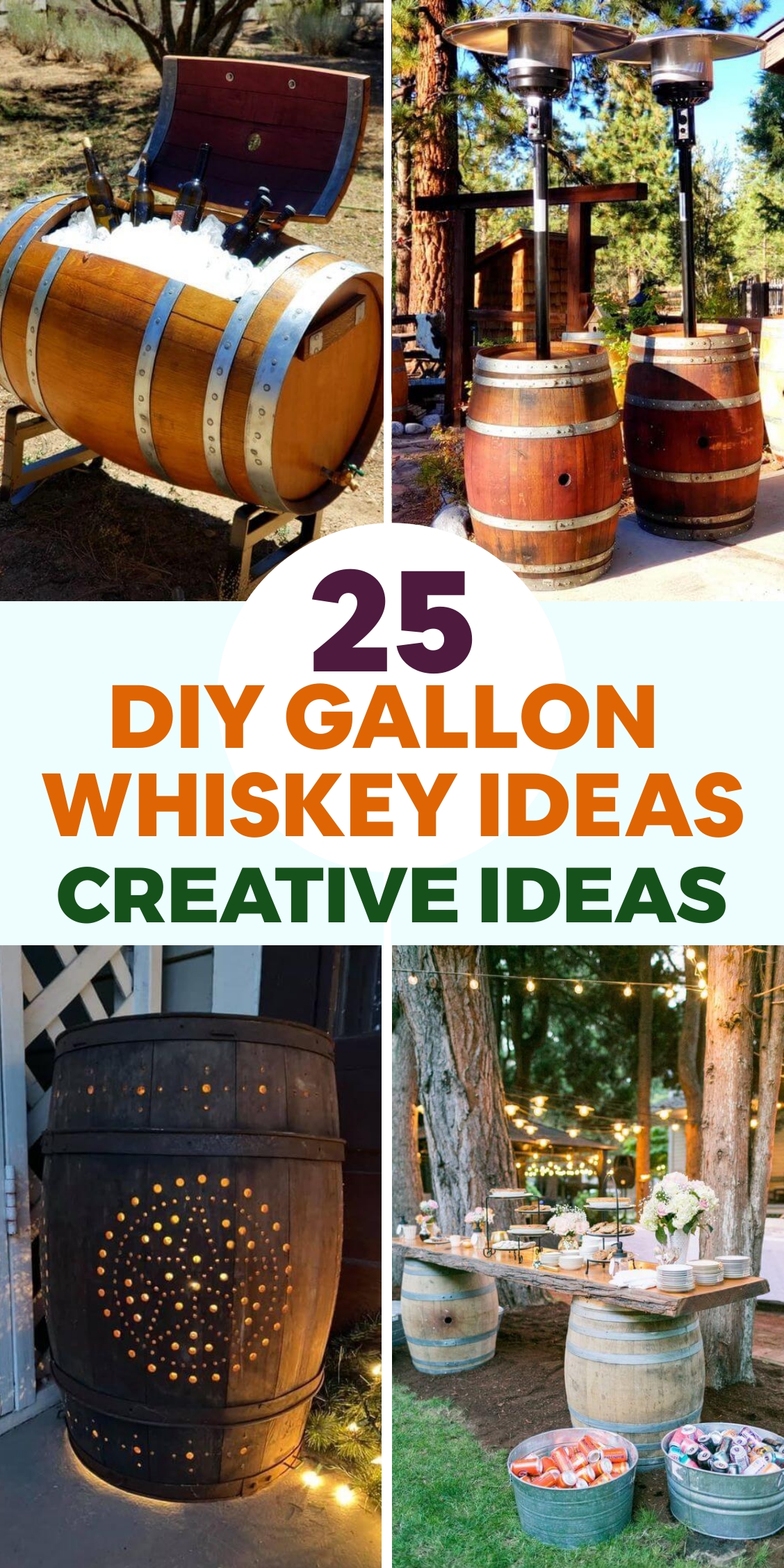 25 DIY Gallon Whiskey Ideas for Garden Projects