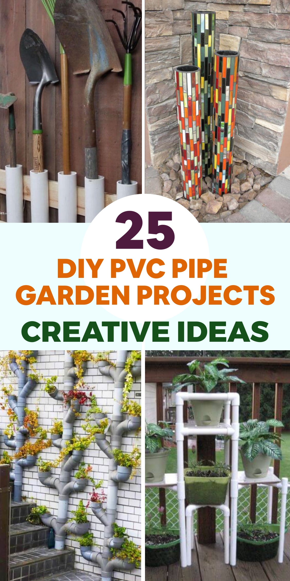 25 Easy DIY PVC Pipe Garden Projects