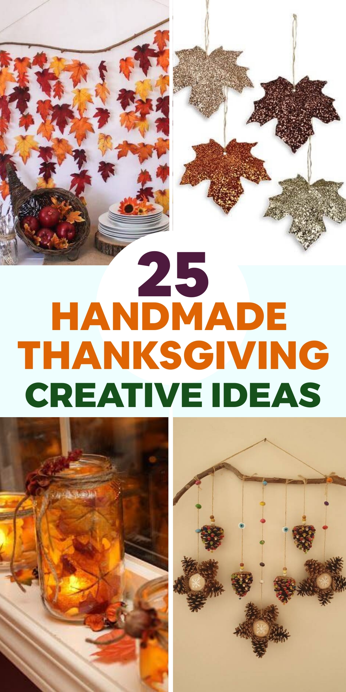 25 Handmade Thanksgiving Decorating Projects