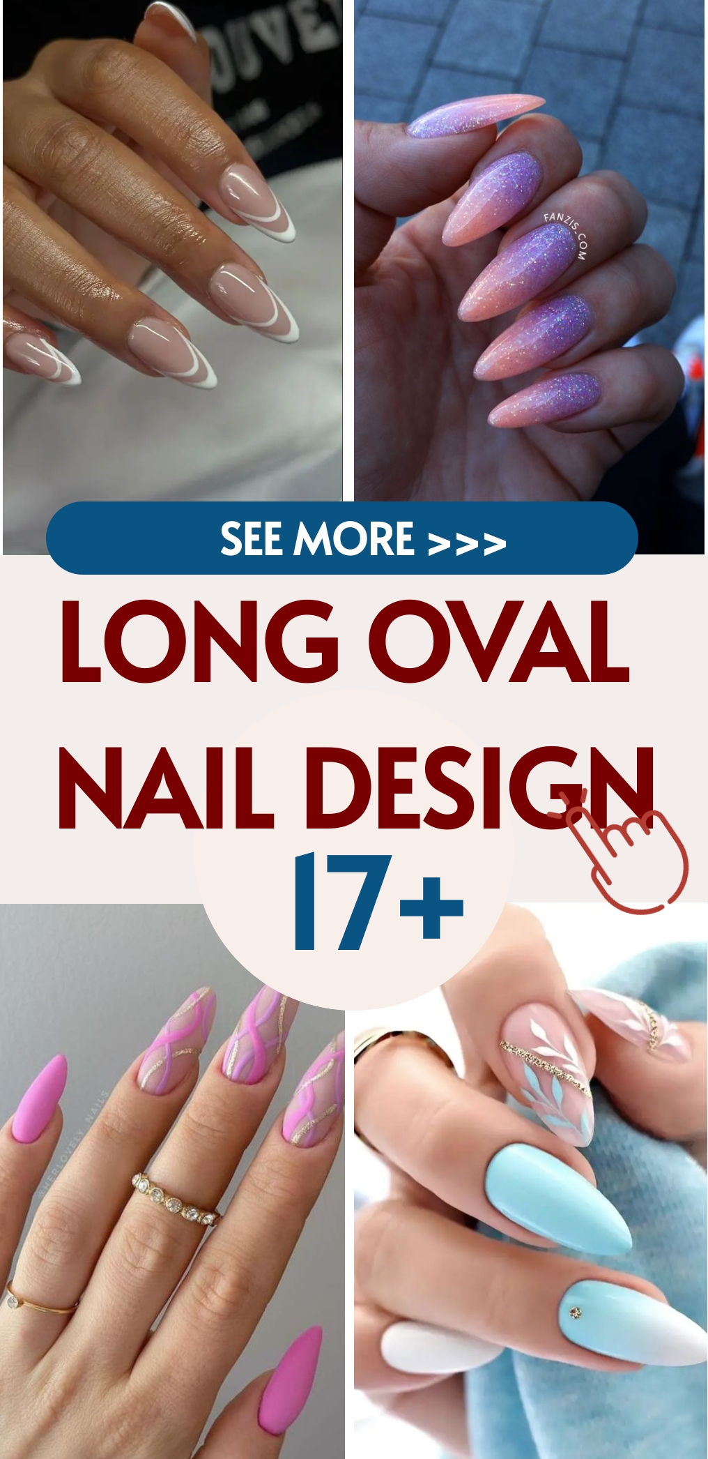 17 Elegant Long Oval Nail Design Ideas for Glamorous Hands