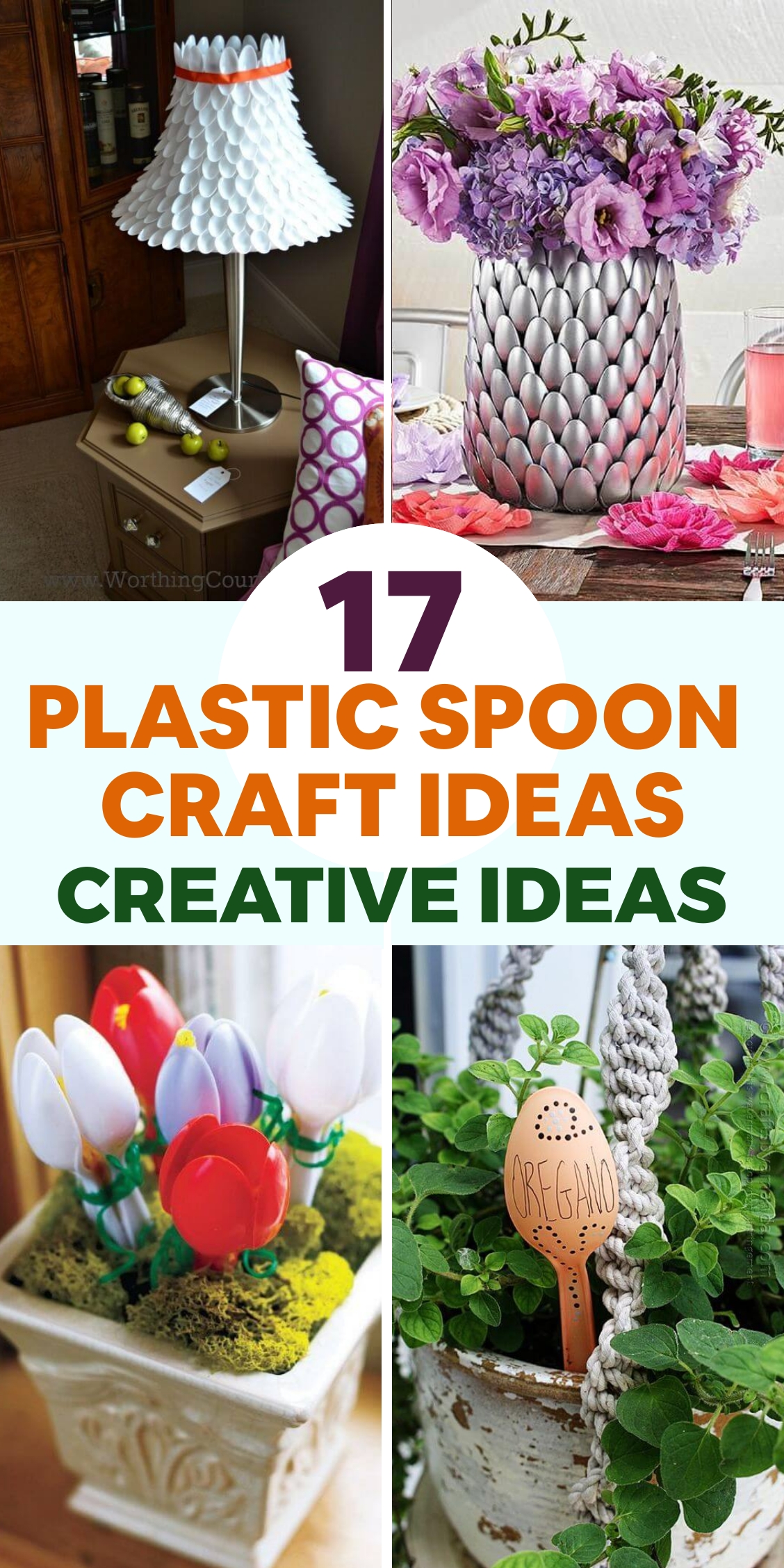 17 Creative Plastic Spoon Craft Ideas For Home And Garden