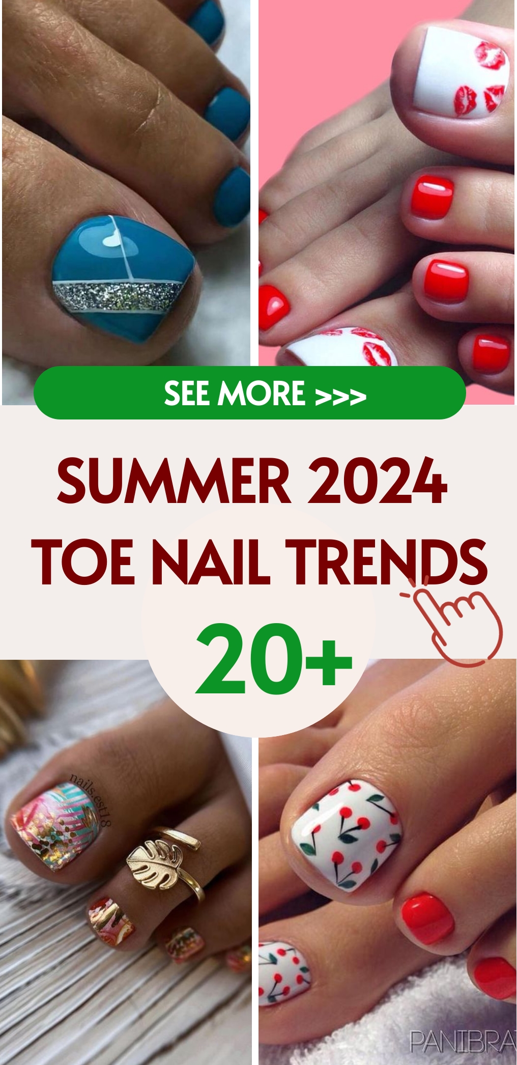 Summer 2024 Toe Nail Trends: Cute Pedicure Designs for Sunny Days