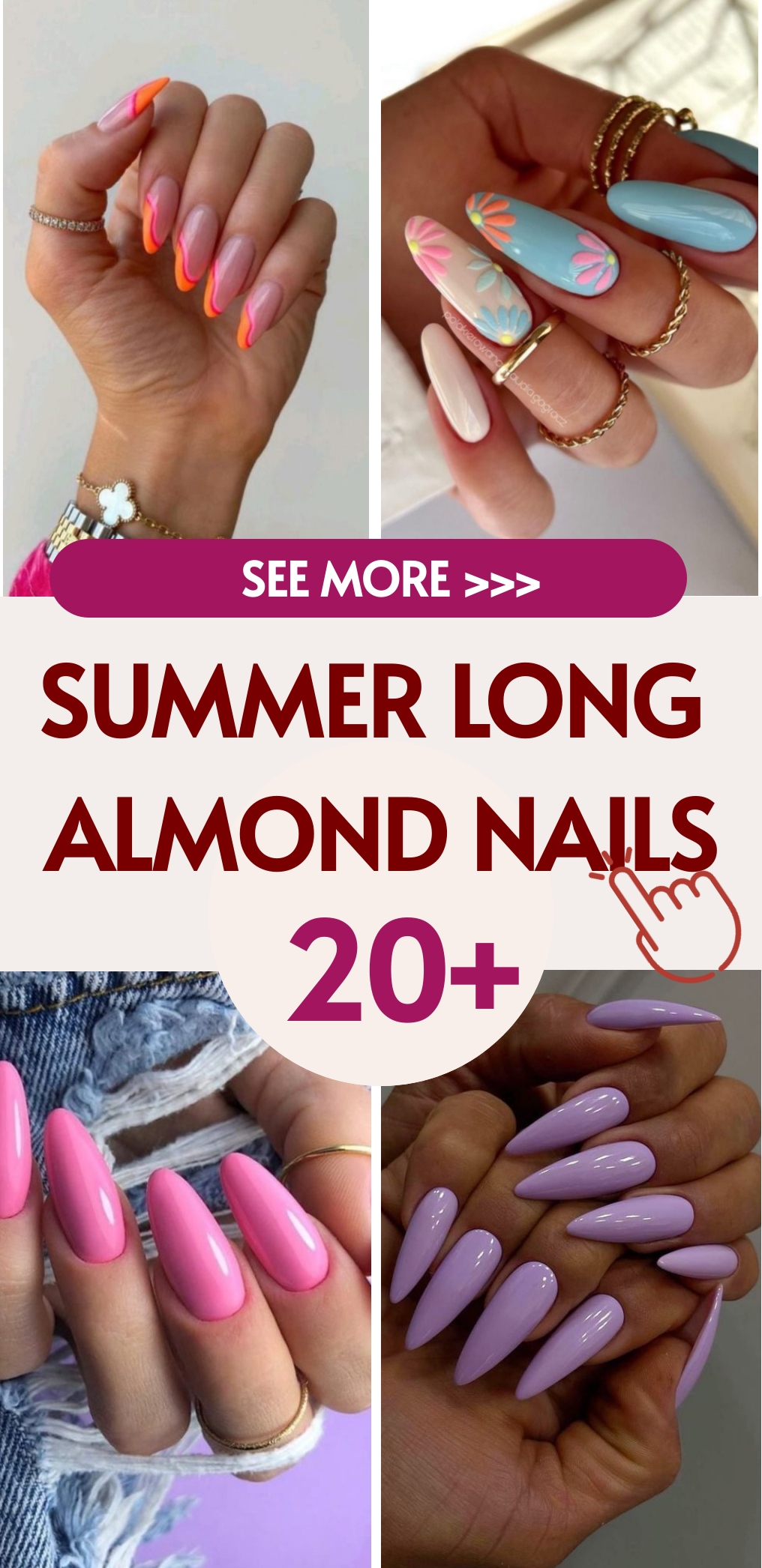Summer Long Almond Nails: 2024 Trends, Colors, and Artistic Designs