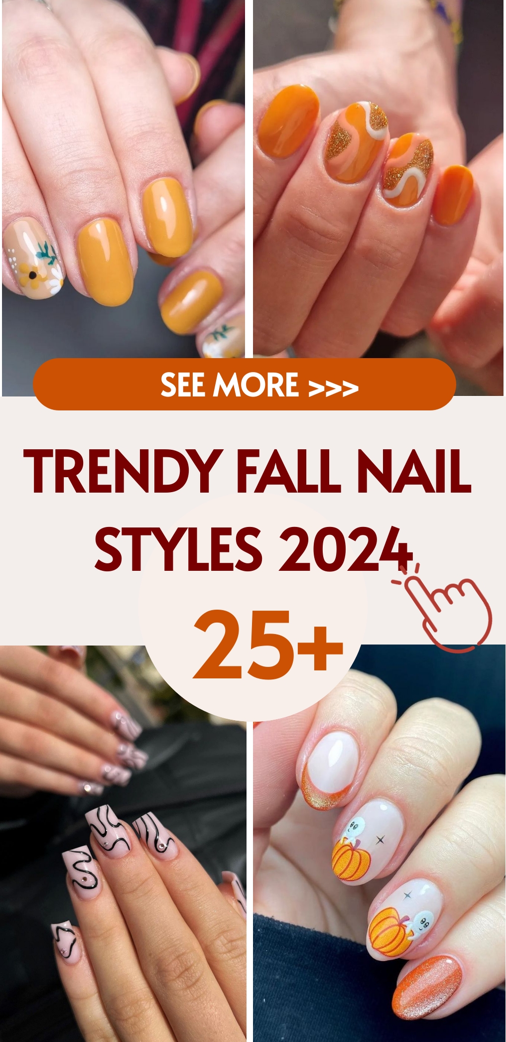 Trendy Fall Nail Styles 2024 25 Ideas: Must-Have Designs and Colors for the Season