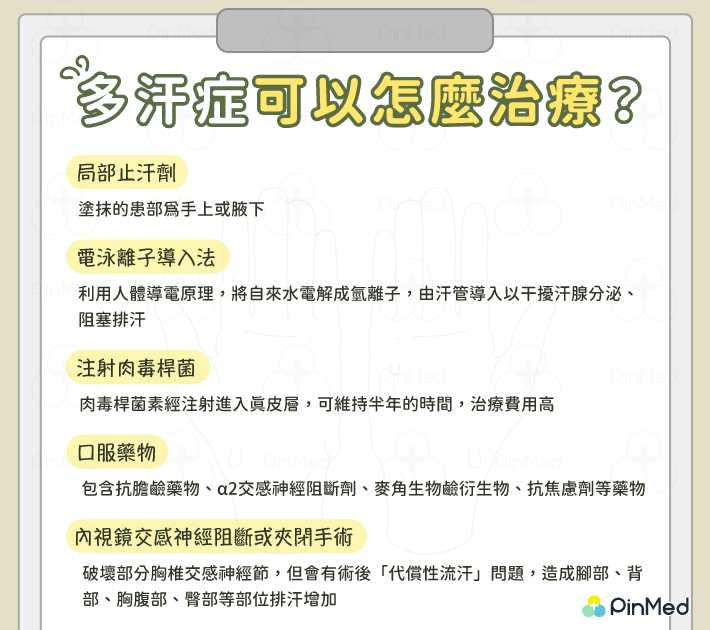 多汗症怎麼治療