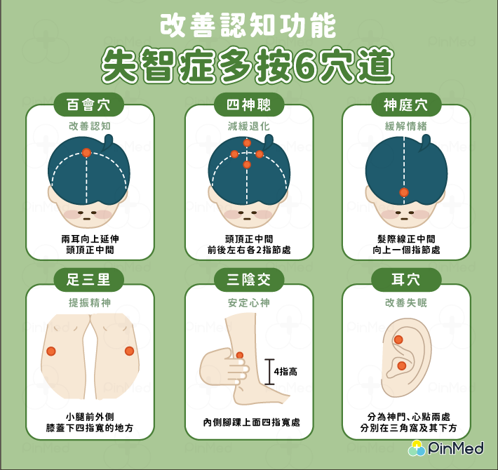 失智＿改善穴道