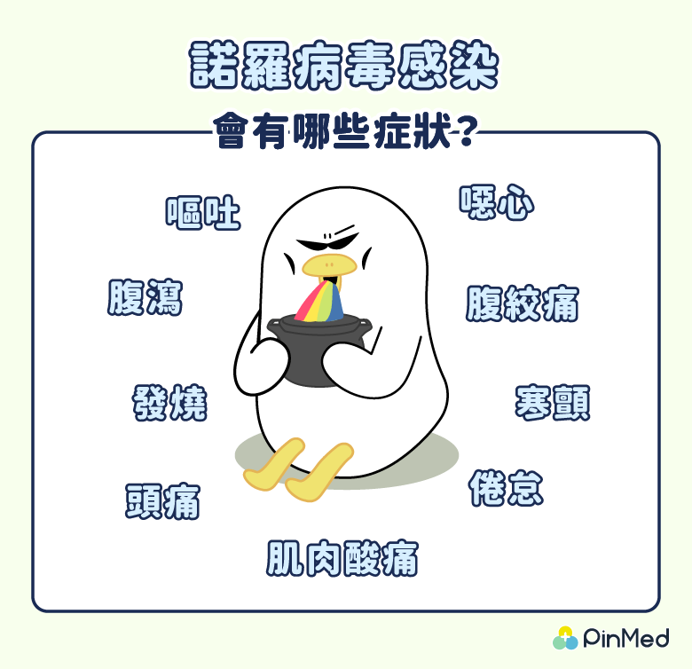 諾羅病毒_症狀