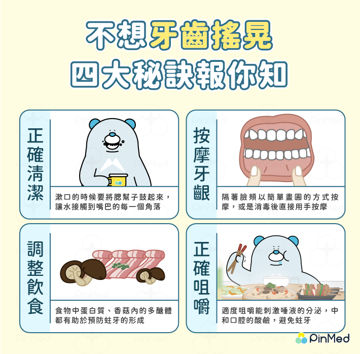 預防牙齒搖晃秘訣