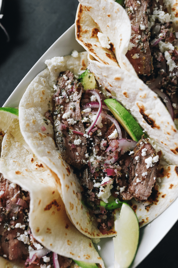 Steak Tacos with Chimichurri