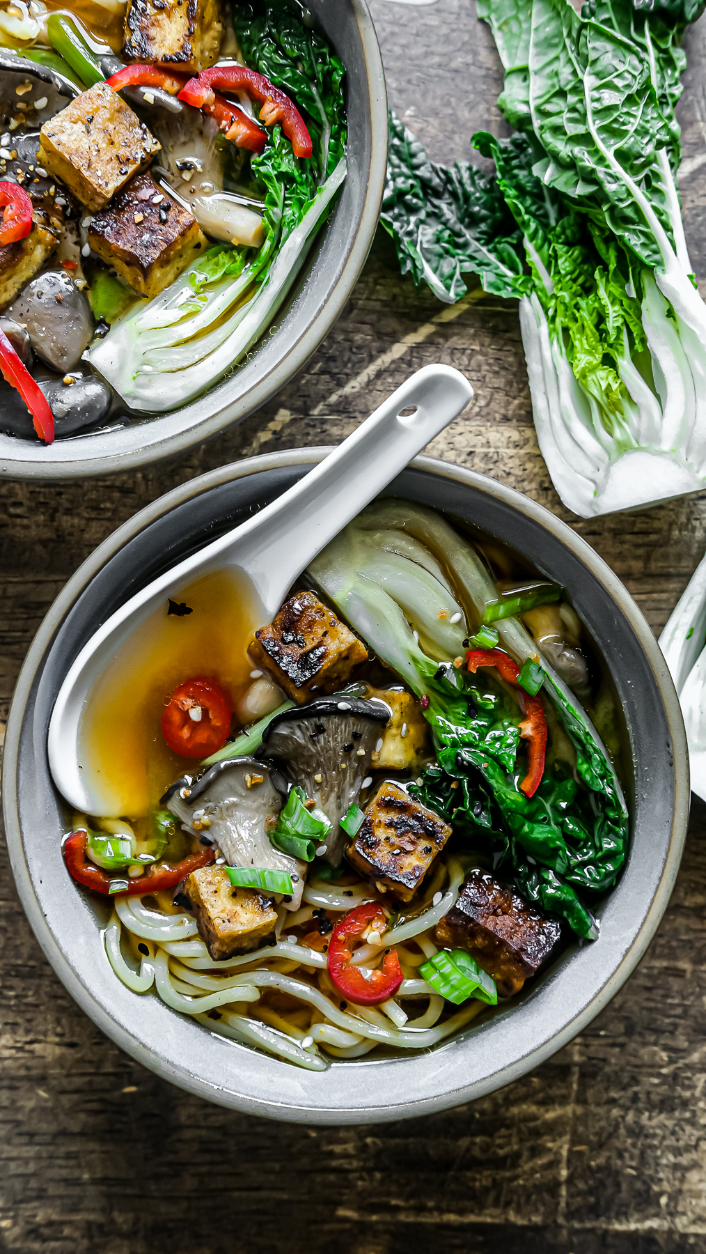 Hawaiian Mushroom Noodle Soup